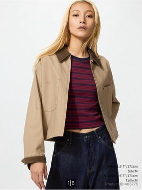 Zip-up Short Jacket